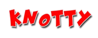 🍆 KNOTTY nudoso, texto, rojo telegram sticker