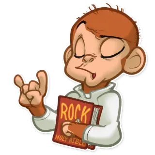 Mona Monkey telegram stickers