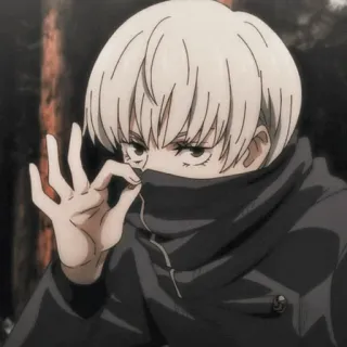 🧊 Toge Inumaki Jujutsu Kaisen อนิเมะ, ตัวละคร, ผมขาว, คอสูง, โทเกะ อินุมากิ, มหาเวทย์ผนึกมาร telegram sticker