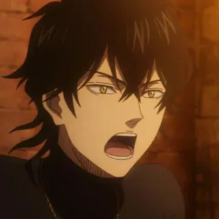 🥑 Yuno Black Clover Anime, Mangá, Yuno, Black Clover, Mago, Magia telegram sticker