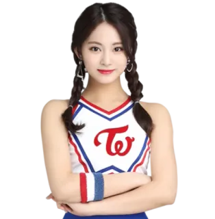 😊 Frau, Mädchen, K-Pop, Porträt, Idol, Sängerin, Twice telegram sticker