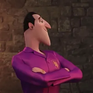 😼 Dracula Hotel Transylvania Drácula, Hotel Transilvânia, Vampiro, Desenho animado, Animação, Personagem de filme telegram sticker