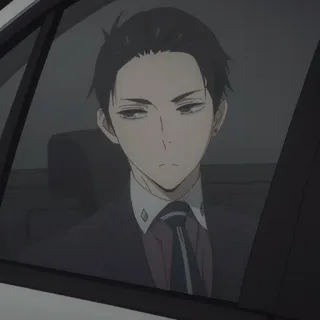 💵 Daisuke Kambe Fugou Keiji Balance:Unlimited Anime, Charakter, Reicher Detektiv, Stoisch, Reich, Anzug, Hübsch telegram sticker