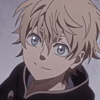 🙂 Luck Voltia Black Clover anime, manga, Luck Voltia, Black Clover, character, animated telegram sticker