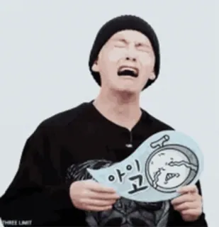 😭 아이고 Hàn Quốc, khuôn mặt, đàn ông, biểu cảm, biển báo, mũ telegram sticker