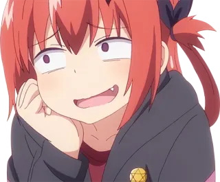 😏 Satania Gabriel DropOut anime, cartoon, demon, satania, gabriel dropout, funny whatsapp sticker