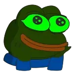 😍 Pepe the Frog Pepe la Grenouille, Meme, Grenouille, Meme Internet whatsapp sticker