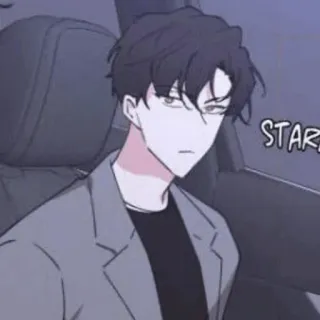 🎗 START 男, 漫画, アニメ, キャラクター telegram sticker