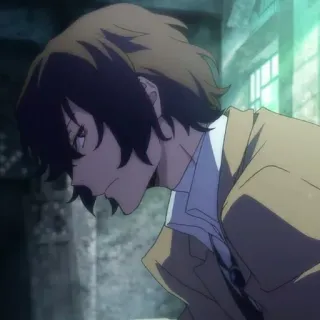 ✨ Osamu Dazai Bungou Stray Dogs Anime, Charakter, Osamu Dazai, Bungou Stray Dogs whatsapp sticker