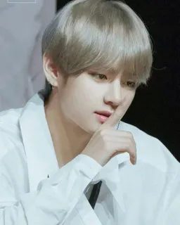 🙃 V K-Pop, cantante, maschio, BTS, idol, V telegram sticker