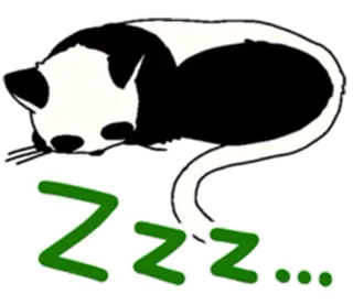 💤 Zzz... durmiendo, panda, zzz, cansado, animal, siesta, descanso telegram sticker