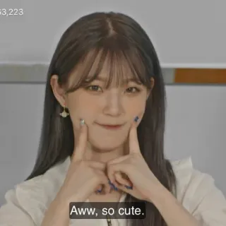 🐝 Aww, so cute. imut, wanita, cantik, asia, senyum, menggemaskan telegram sticker