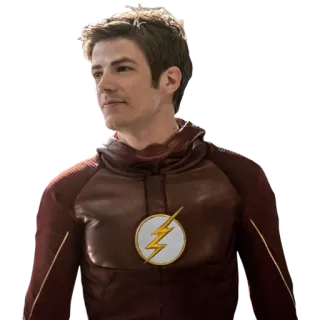 😌 Flash The Flash super-héros, éclair, vitesse, DC Comics whatsapp sticker