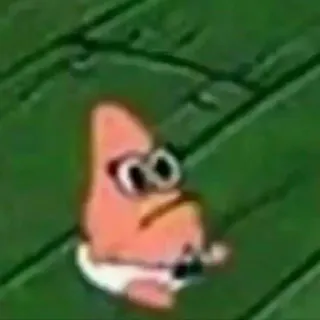 🥢 Patrick Star Spongebob Squarepants patrick, spongebob, cartoon, baby, cute whatsapp sticker