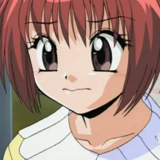 🍓 Anime, Mädchen, Cartoon, Charakter, Porträt, Ausdruck whatsapp sticker