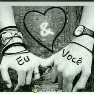 ❤️ Eu & Você ความรัก, หัวใจ, ความสัมพันธ์, มือ, ความโรแมนติก telegram sticker
