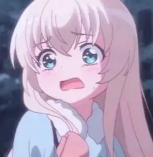 😭 anime, ragazza, carina, pianto telegram sticker