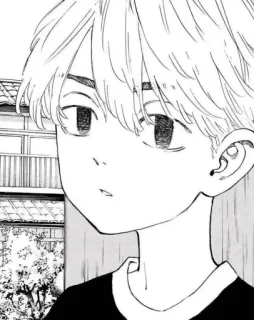 😶 Anime, Manga, Junge, Charakter, Porträt whatsapp sticker