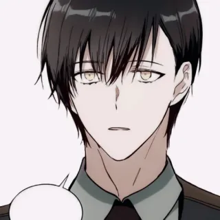 🕯 anime, man, portrait, character telegram sticker