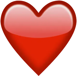 ❤️ 心, 爱, 符号, 情人节, 表情符号, 红色 whatsapp sticker