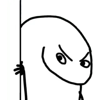 😀 밈, 스티커, 빼꼼, 캐릭터 whatsapp sticker