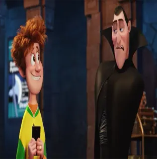 😒 Jonathan Loughran Hotel Transylvania мультфильм, вампир, монстр, Монстры на каникулах, Джонатан Лоугран, граф Дракула telegram sticker