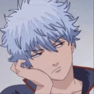 🧊 Sakata Gintoki Gintama Anime, Gintama, Sakata Gintoki, Gintoki, Manga, Personnage animé telegram sticker