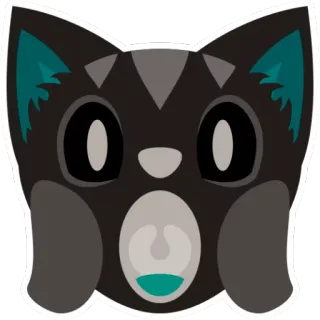 🙀 gato, animal, desenho animado, adesivo telegram sticker