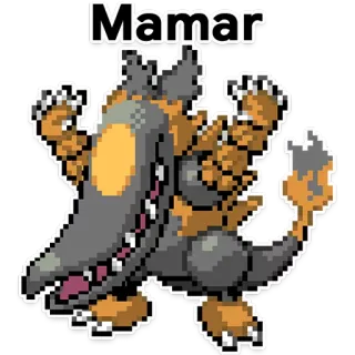 🍼 Mamar モンスター, クリーチャー, 動物, 漫画 telegram sticker