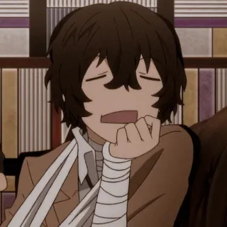 📺 Dazai Osamu Bungo Stray Dogs Anime, Personnage, Bandages, Osamu Dazai, Bungou Stray Dogs, Manga telegram sticker