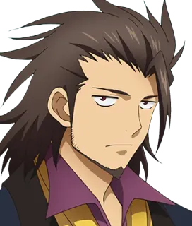 😑 Anime, Uomo, Cartone animato, Ritratto, Personaggio, Espressione facciale whatsapp sticker