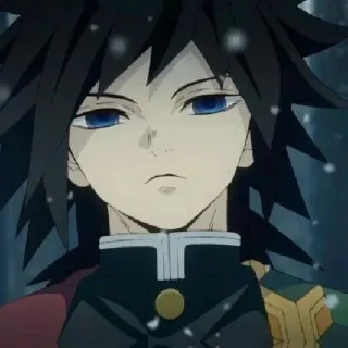 🌊 Giyu Tomioka Demon Slayer Аниме, Клинок рассекающий демонов, Гию Томиока, Персонаж, Манга, Водный столп telegram sticker