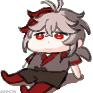 💠 Kaedehara Kazuha Genshin Impact anime, game, genshin impact, kaedehara kazuha, character, fanart telegram sticker