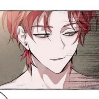 🌑 anime, manga, character, portrait, man telegram sticker