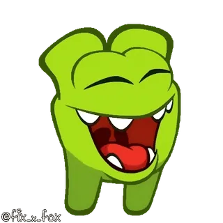 🥳 Om Nom Cut the Rope ZeptoLab telegram sticker