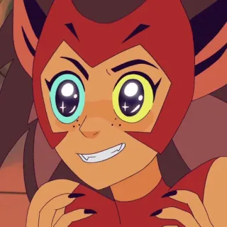 🤩 Catra She-Ra and the Princesses of Power desenho animado, gato, animado, princesa, guerreiro, TV telegram sticker