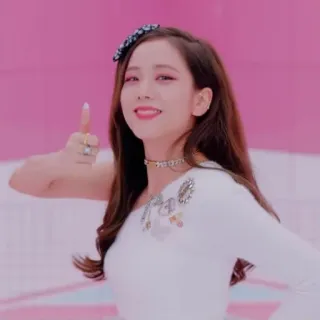 👍 Jisoo kpop, sängerin, frau, daumen hoch, promi, blackpink, positive geste telegram sticker