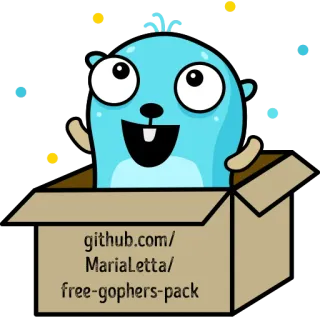 ℹ️ github.com/
MariaLetta/
free-gophers-pack ゴーファー, プログラミング, マスコット, Golang, Github telegram sticker