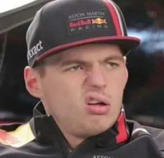 🥴 Max Verstappen f1, fórmula 1, carreras, piloto, deporte telegram sticker