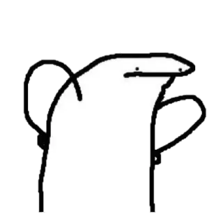 😠 sticker, zeichnung, figur, cartoon, florkofcows telegram sticker