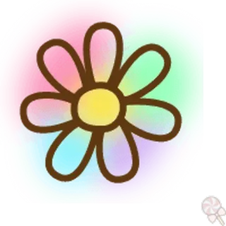 🍥 fiore, floreale, carino, adesivo, pastello, primavera, natura, margherita telegram sticker
