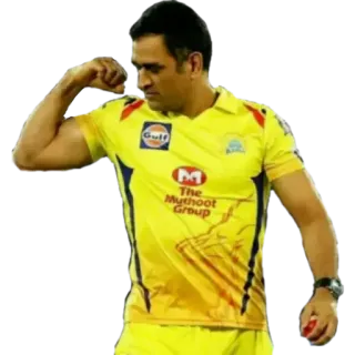 💪 MS Dhoni Cricket, Sport, Cricket indiano, Dhoni, Giocatore, Atleta telegram sticker