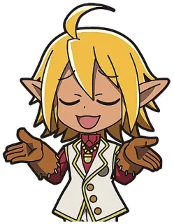 👐 anime, character, cute, manga, cartoon telegram sticker