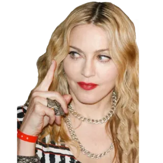 ☝ Madonna Sänger, Promi, blond, Ikone, Popstar telegram sticker