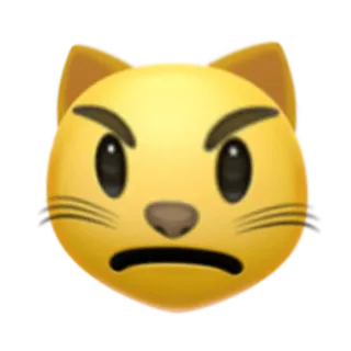 😾 cat emoji whatsapp sticker