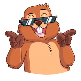 Бобёр Боря (@TgSticker) whatsapp stickers