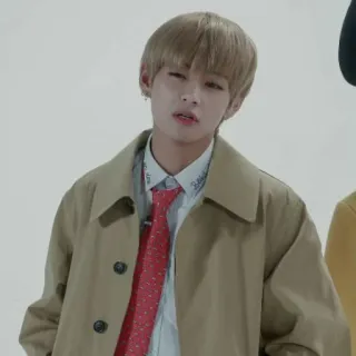 🥢 V kpop, cantante, maschio, ritratto, persona, celebrità telegram sticker