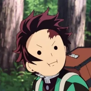 😠 Tanjiro Kamado Demon Slayer Anime, Demon Slayer, Tanjiro, Faccia buffa, Manga, Personaggio telegram sticker