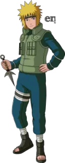 🙂 Minato Namikaze Naruto อนิเมะ, มังงะ, นารูโตะ, มินาโตะ, นามิคาเสะ telegram sticker