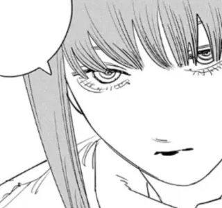 ☹ Makima Chainsaw Man makima, chainsaw man, anime, manga, character, female telegram sticker
